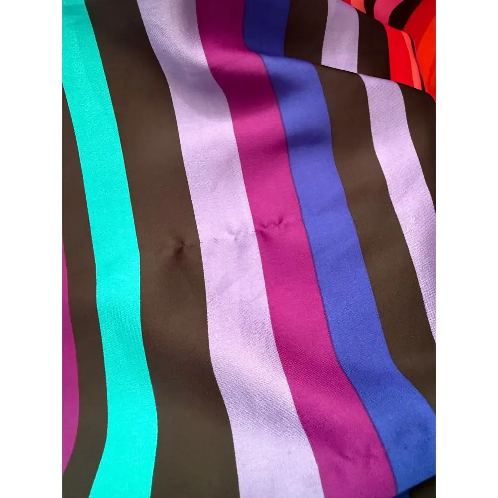 Women's Worthington Striped Summer Flowy Maxi Dress Size 10 - Picture 3 of 10